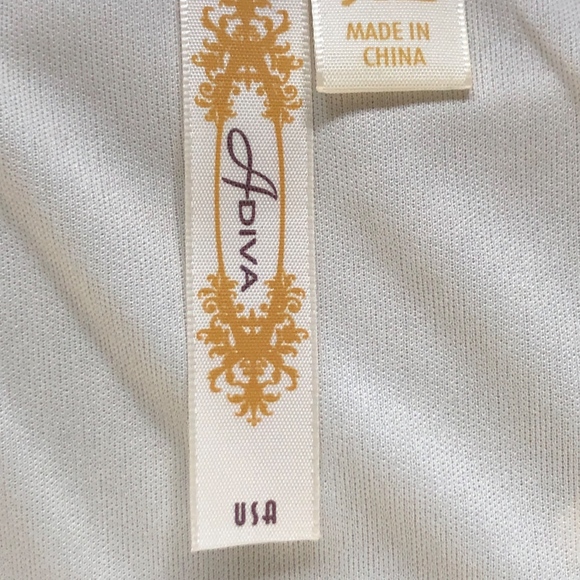 Adiva Cream Lace Babydoll Tank Size XL - Picture 4 of 4